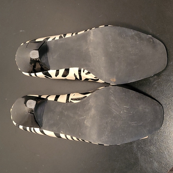 Rampage Nadine Zebra High Heel Peep Toe - Picture 6 of 8